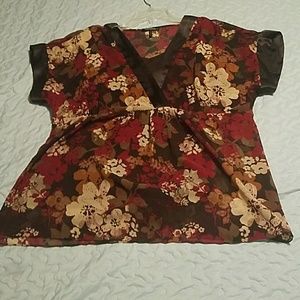 Daisy Fuentes 2 Piece Top Size L